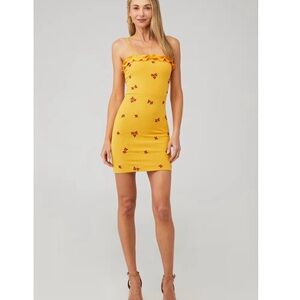 NWT MinkPink Sunset Dancer Mini Dress L